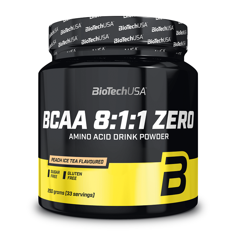 BIOTECH BCAA8:1:1 ZERO - Acides aminés sans sucre BIOTECH BCAA8:1:1 ZERO - Acides aminés sans sucre