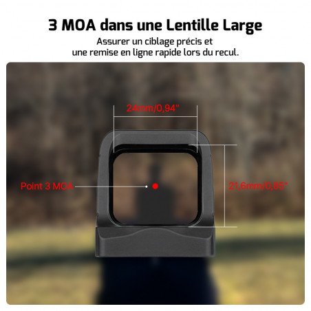 Olight Osight | Viseur Point Rouge 3MOA Rechargeable