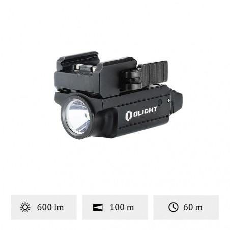 Olight PL-MINI 2 Valkyrie | Lampe Tactique Rechargeable pour Pistolet
