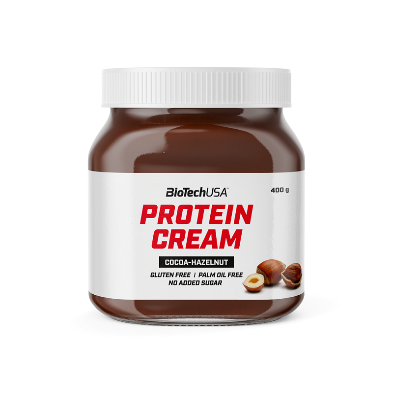 Biotech protein cream: Pâte à tartiner protéinée choco/noisette Biotech protein cream: Pâte à tartiner protéinée choco/noisette