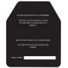 Plaque balistique NIJ IV – Stand Alone – Céramique + PE – 25×30 cm