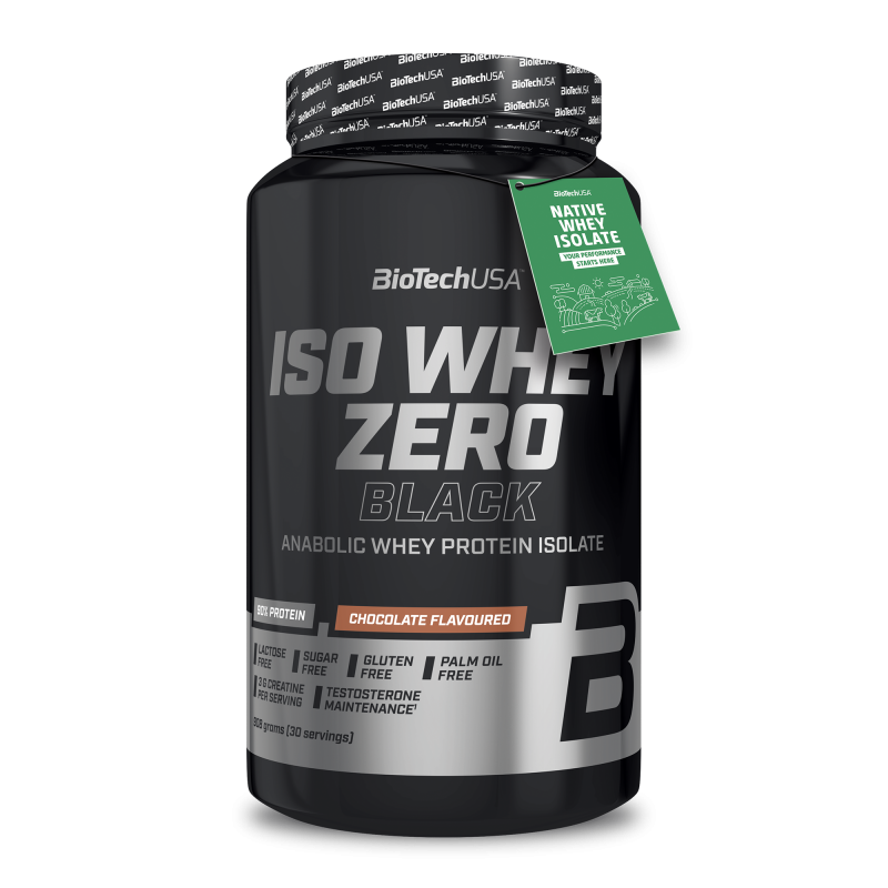 BIOTECH ISO WHEY ZERO BLACK - Goût Chocolat - 908g BIOTECH ISO WHEY ZERO BLACK - Goût Chocolat - 908g