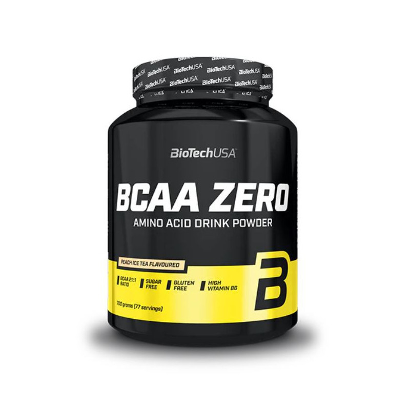 BIOTECH BCAA ZERO poudre d’acide aminé - 700 g - Goût thé glacé pêche