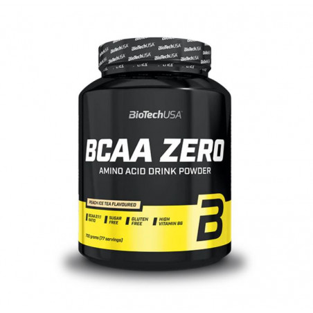 BIOTECH BCAA ZERO poudre d’acide aminé - 700 g - Goût thé glacé pêche