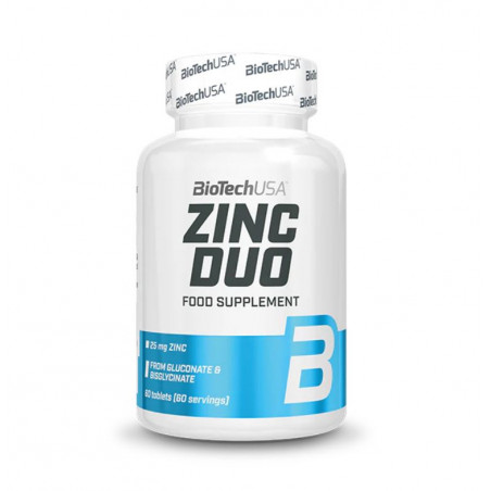 BIOTECH Zinc Duo – 60 comprimés