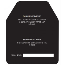 Plaque balistique souple NIJ 3A – Insert 10x12 Twaron discret | DSP Shop