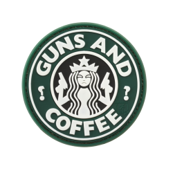 Patch JTG Guns and Coffee - Vert/Noir