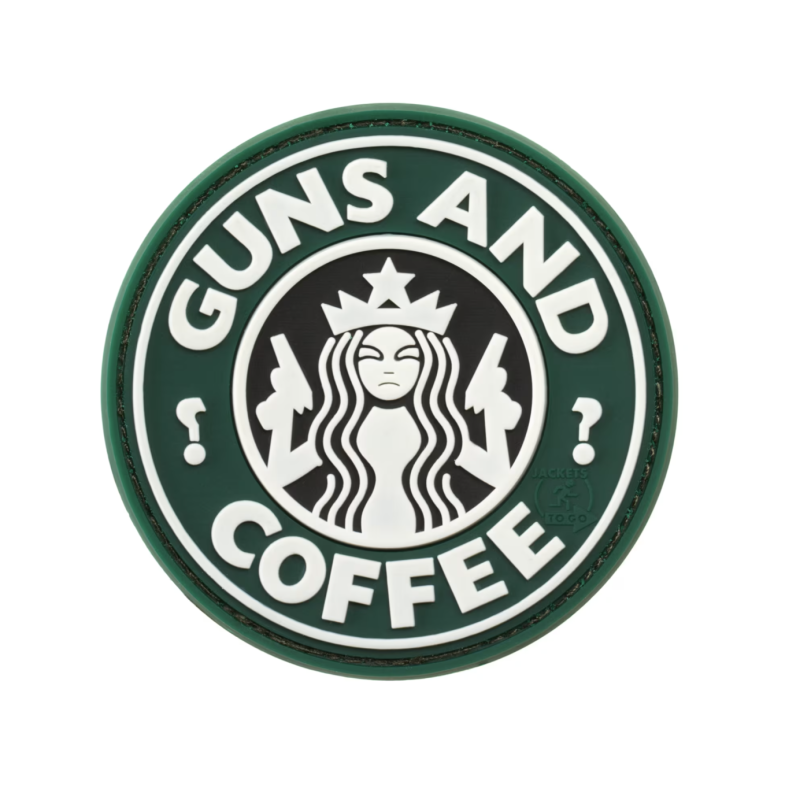 Patch JTG Guns and Coffee - Vert/Noir