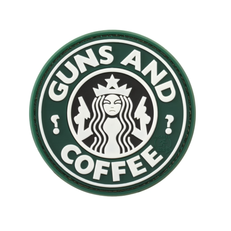 Patch JTG Guns and Coffee - Vert/Noir